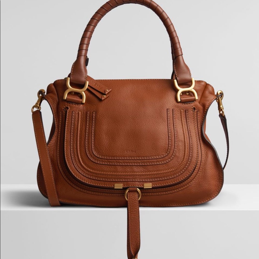 Chloe Marcie bag. Color Tan. EUC
